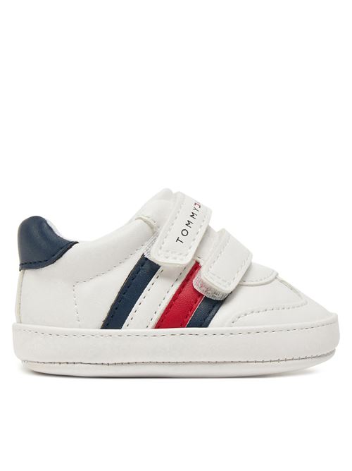 STRIPE SNEAKER BASSA VELCRO TOMMY HILFIGER | 33831 1433/X336